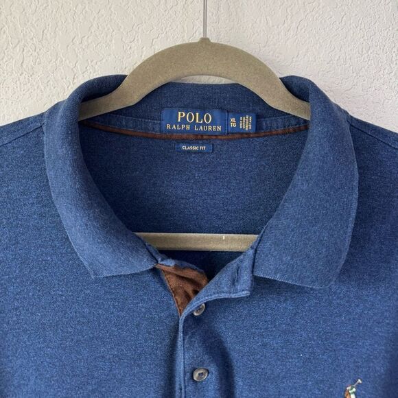 Polo Ralph Lauren Classic Fit Long Sleeve Polo Shirt Men’s XL 100% Cotton Preppy - Picture 3 of 7